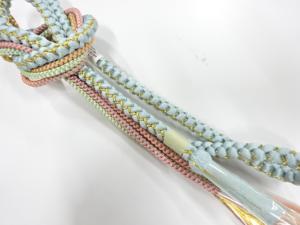 未使用品　正絹　手組帯締め